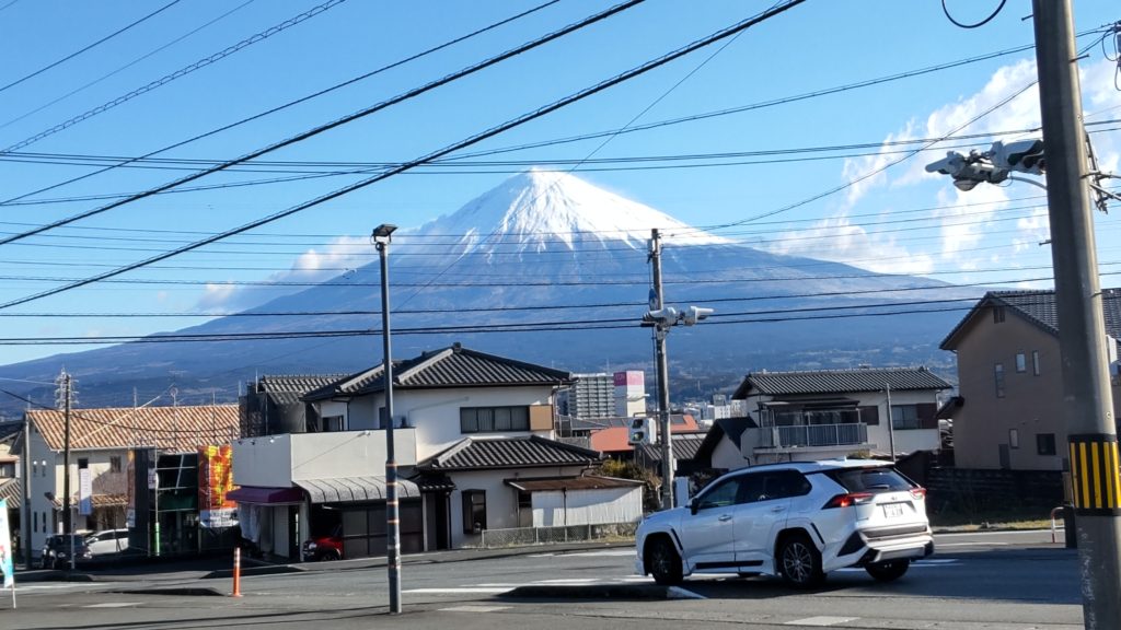 久しぶりの富士山とテレビ放映のお知らせ